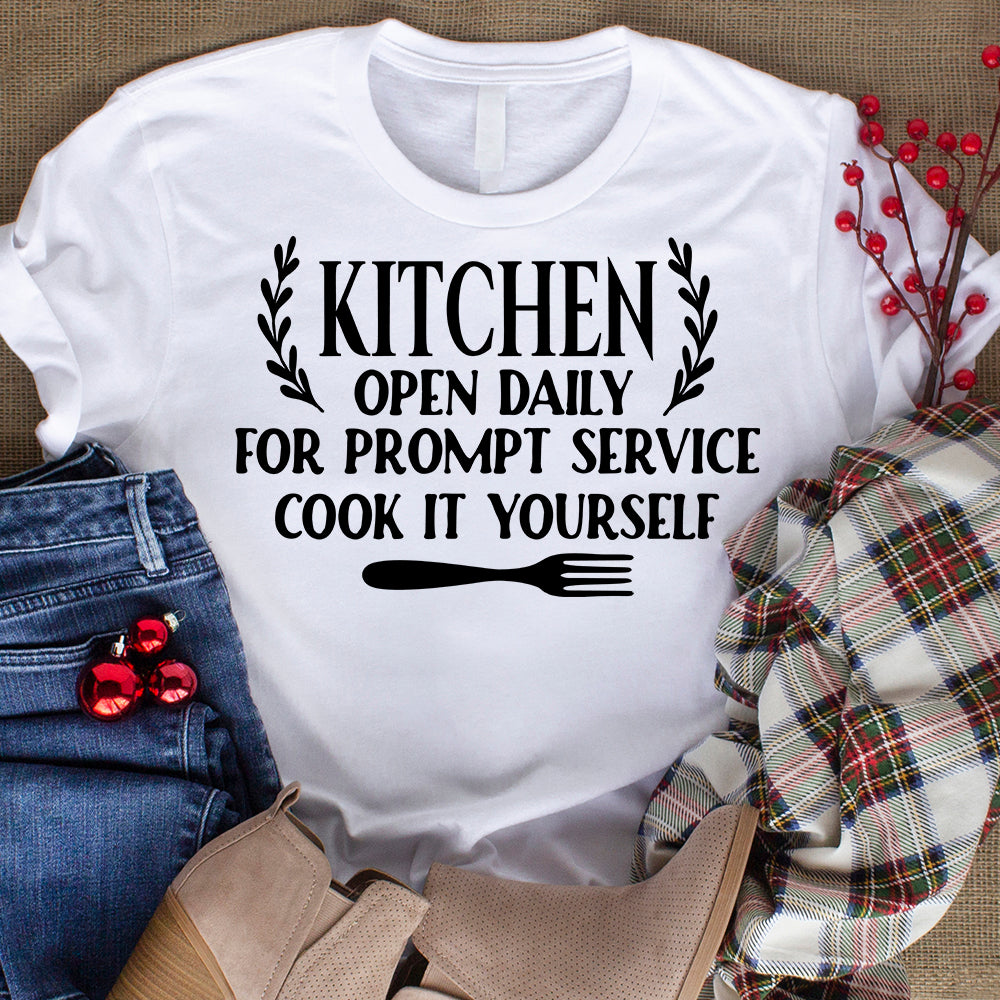 Kitchen Open Daily - Cricut File - VEKTOR KRAFT