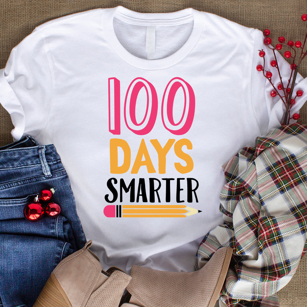 100 Days Smarter – 3D Lightbox SVG File for Cricut & Silhouette