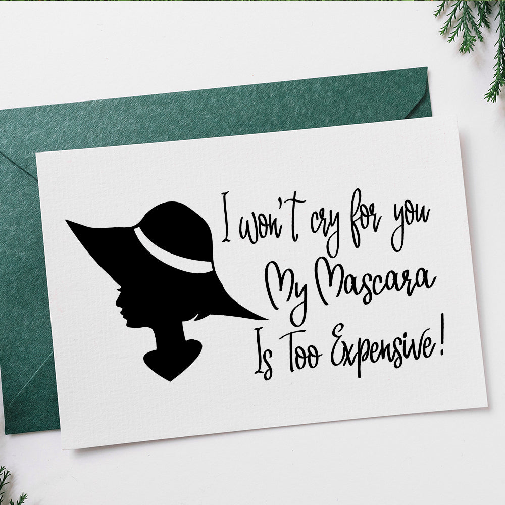 I Won't Cry For You - Cricut File - VEKTOR KRAFT