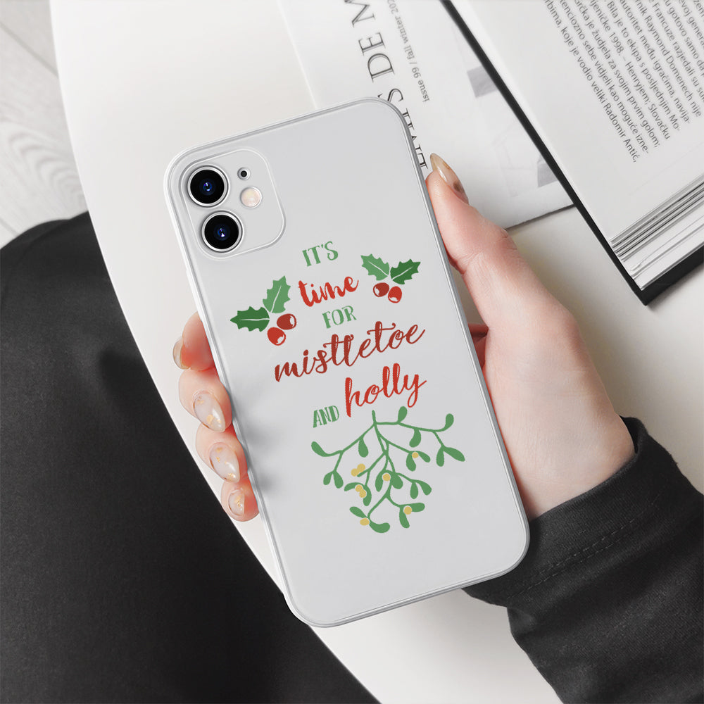 It's Time For Mistletoe And Holly - Cricut File - VEKTOR KRAFT