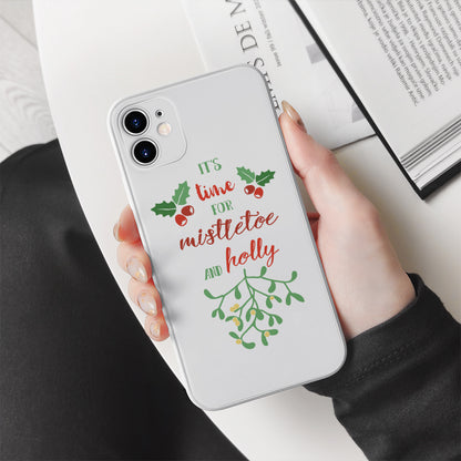 It's Time For Mistletoe And Holly - Cricut File - VEKTOR KRAFT