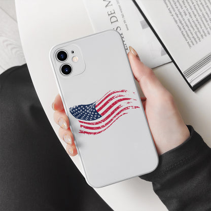 Distressed American Flag – 3D Lightbox SVG File for Cricut & Silhouette