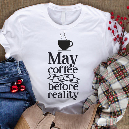 May Coffee Kick In Before - Cricut File - VEKTOR KRAFT