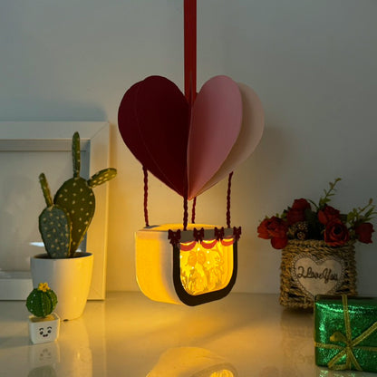 Love – 3D Air Balloon Box File - Cricut File - VEKTOR KRAFT