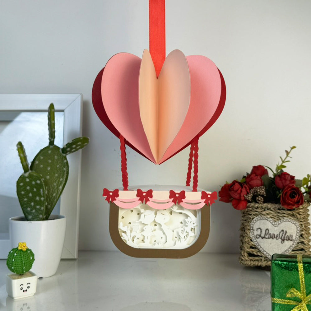 Love – 3D Air Balloon Box File - Cricut File - VEKTOR KRAFT