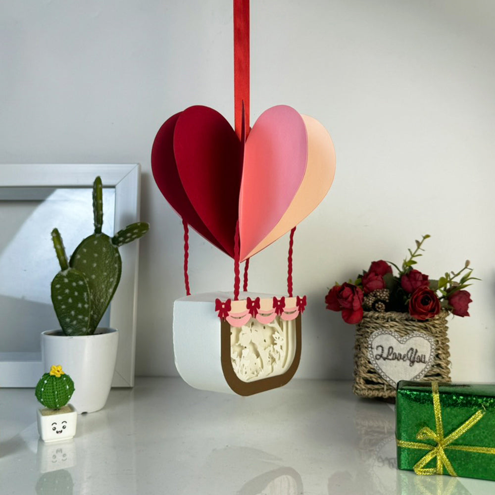 Love – 3D Air Balloon Box File - Cricut File - VEKTOR KRAFT