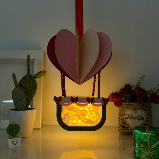 Love You – 3D Air Balloon Box File - Cricut File - VEKTOR KRAFT