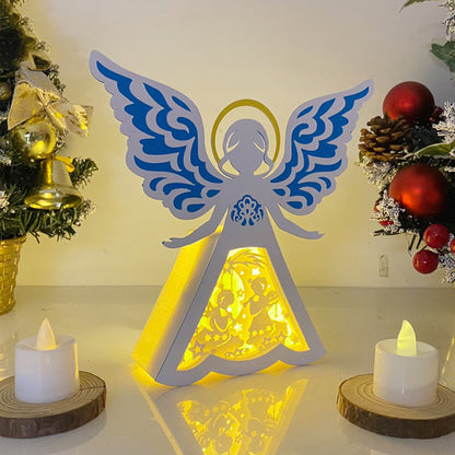 Angel – 3D Box SVG File for Cricut & Silhouette