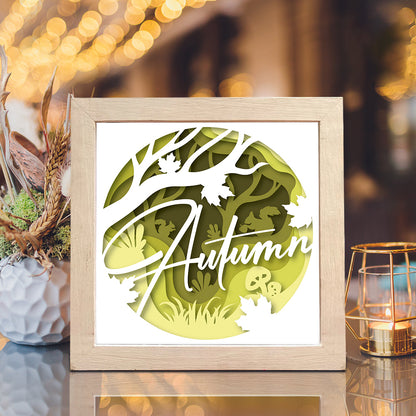 Autumn 2 – 3D Lightbox SVG File for Cricut & Silhouette