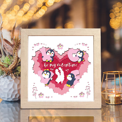 Be My Valentine – 3D Shadow Box SVG File for Cricut & Silhouette