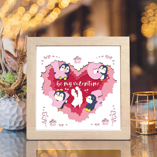 Be My Valentine – 3D Shadow Box SVG File for Cricut & Silhouette
