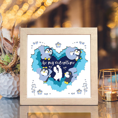 Be My Valentine – 3D Shadow Box SVG File for Cricut & Silhouette
