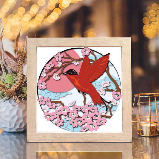 Bird 3 – 3D Shadow Box SVG File for Cricut & Silhouette