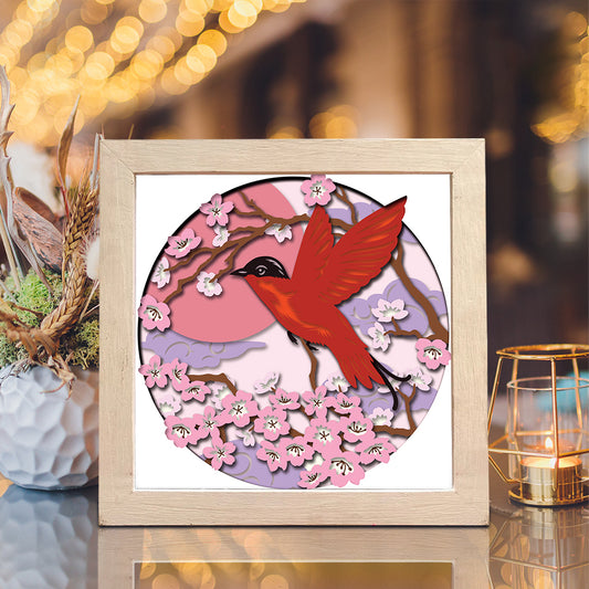 Bird 3 – 3D Shadow Box SVG File for Cricut & Silhouette