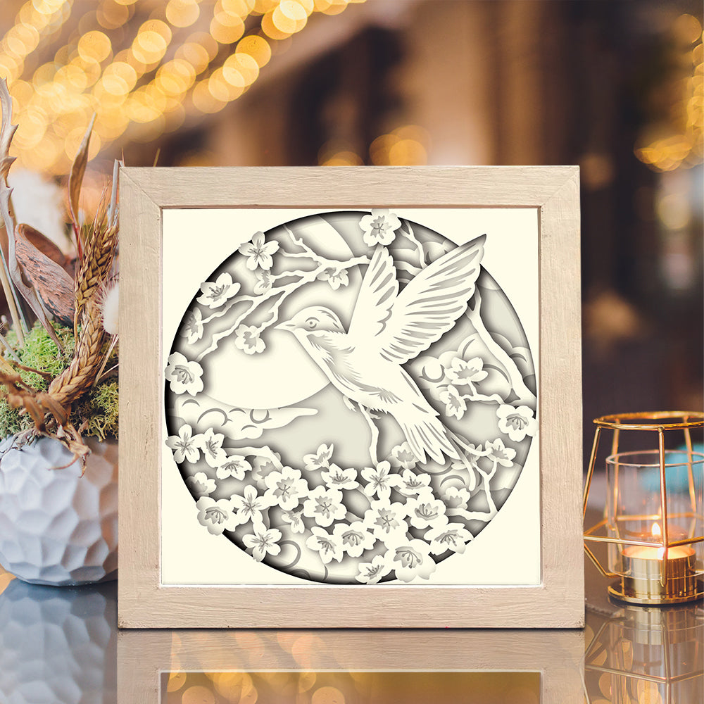 Bird 3 – 3D Shadow Box SVG File for Cricut & Silhouette