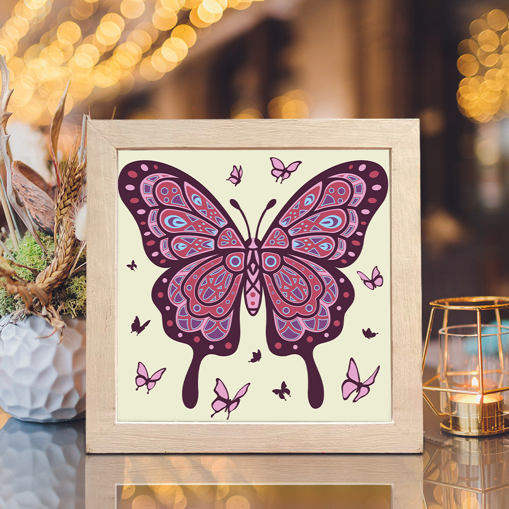 Butterfly 3 – 3D Shadow Box SVG File for Cricut & Silhouette