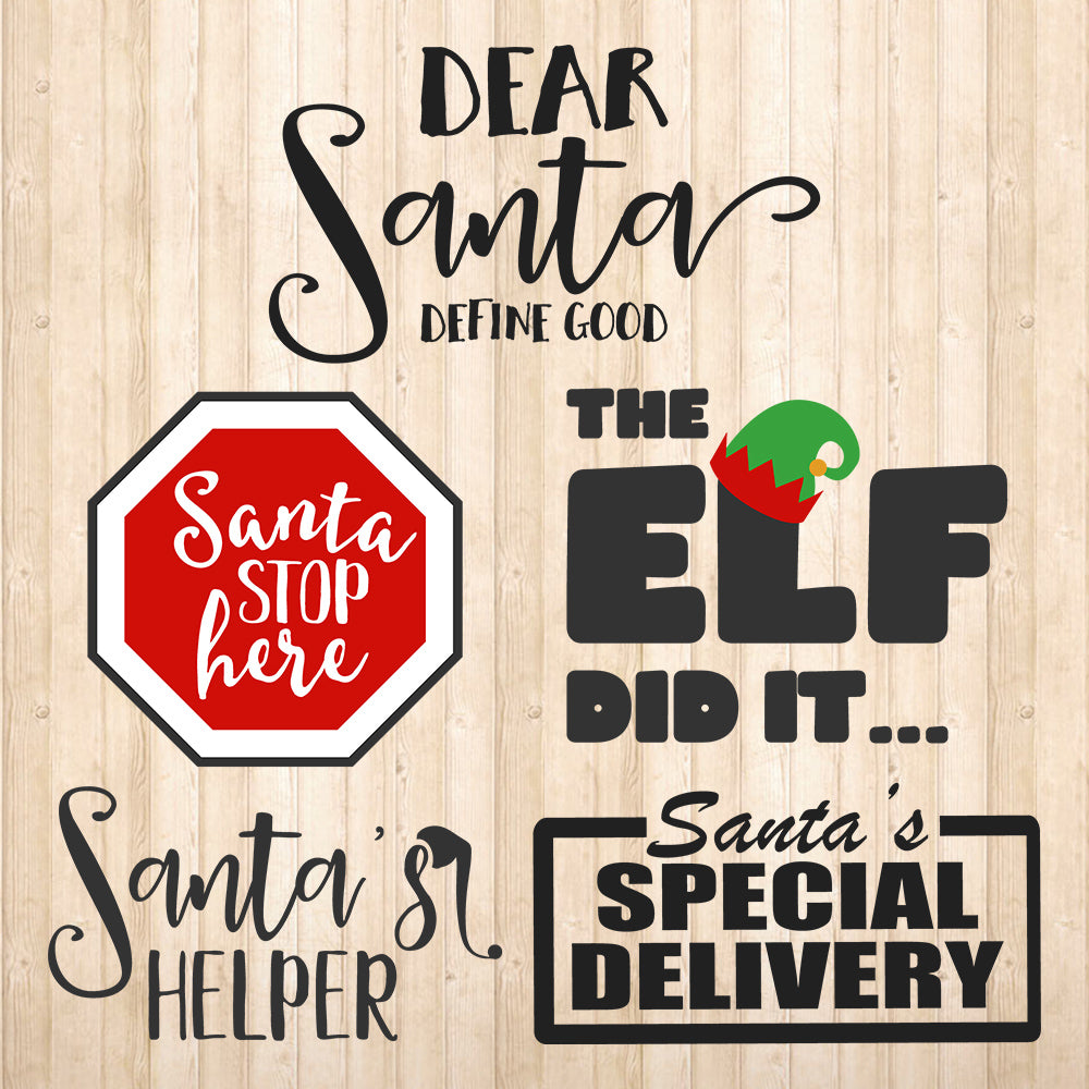 Santa Set - Cricut File - VEKTOR KRAFT