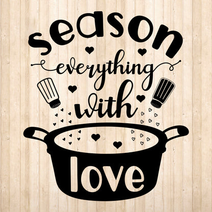 Season Everything With Love - Cricut File - VEKTOR KRAFT