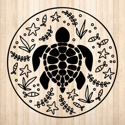 Sea Turtle - Cricut File - VEKTOR KRAFT