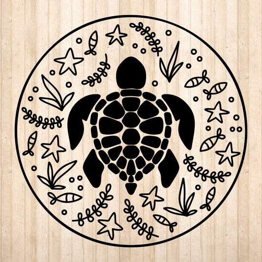 Sea Turtle - Cricut File - VEKTOR KRAFT