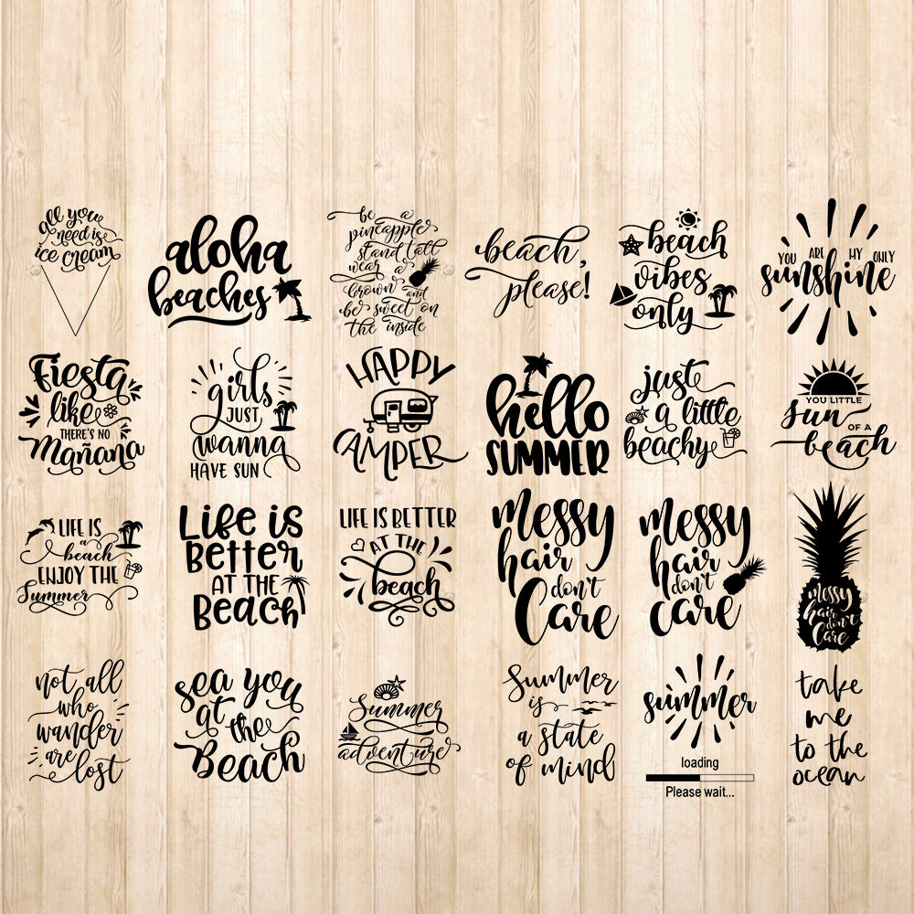 Summer Bundle 1 - Cricut File - VEKTOR KRAFT
