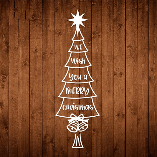 We Wish You A Merry Christmas - Cricut File - VEKTOR KRAFT