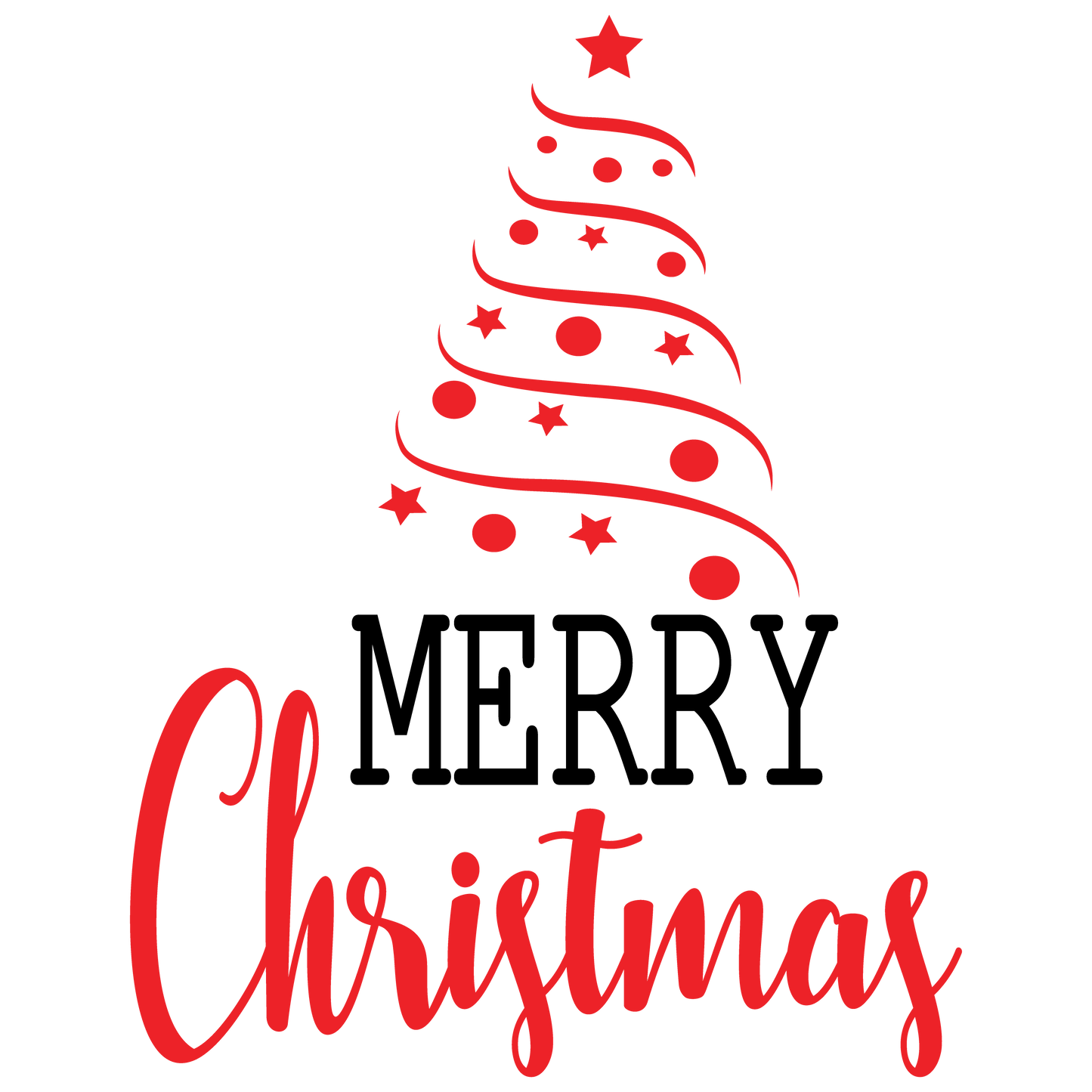 Christmas Tree 2 - Christmas Cricut File - VEKTOR KRAFT