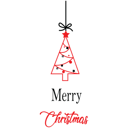 Christmas Tree 3 - Christmas Cricut File - VEKTOR KRAFT