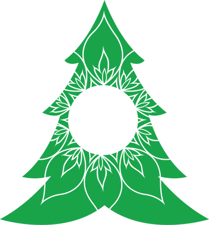 Christmas Tree 4 - Christmas Cricut File - VEKTOR KRAFT