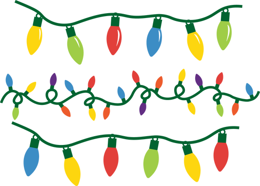 Christmas Lights - Christmas Cricut File - VEKTOR KRAFT
