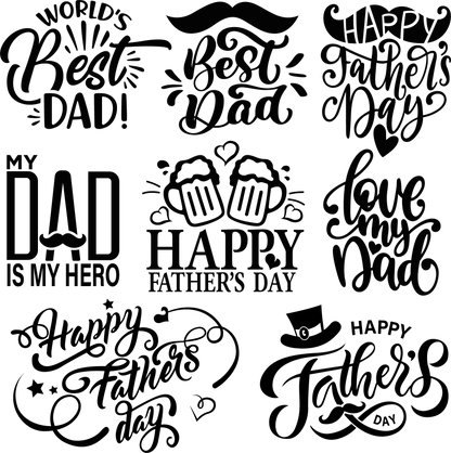 Father's Day – 3D Lightbox SVG File for Cricut & Silhouette