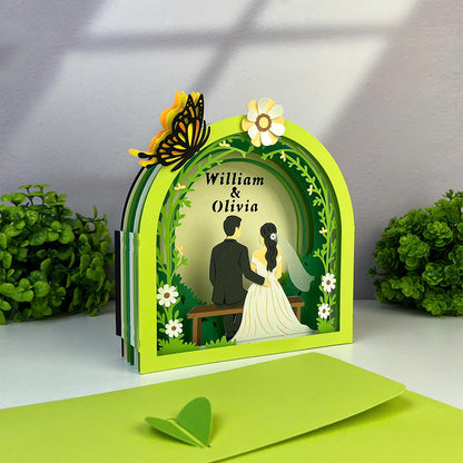 Custom Couple – 3D Pop-Up Card SVG File for Cricut & Silhouette