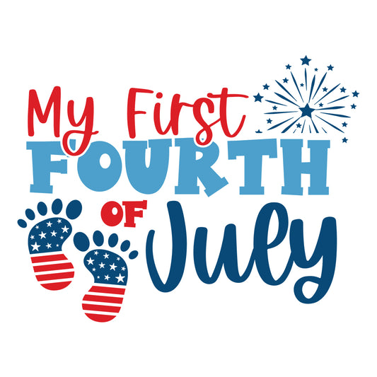 Baby First 4th of July - Cricut File - VEKTOR KRAFT