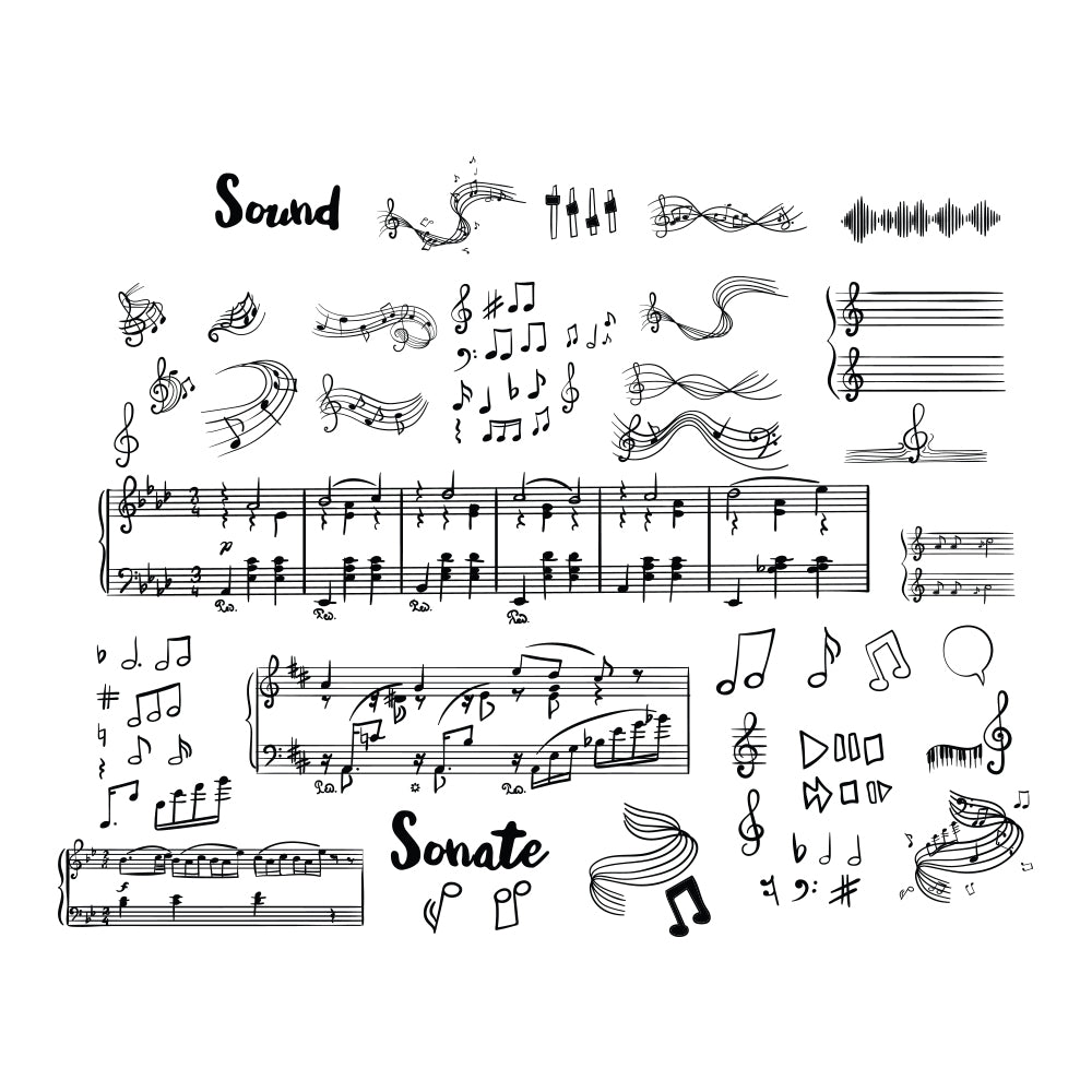 Music Shapes - Cricut File - VEKTOR KRAFT