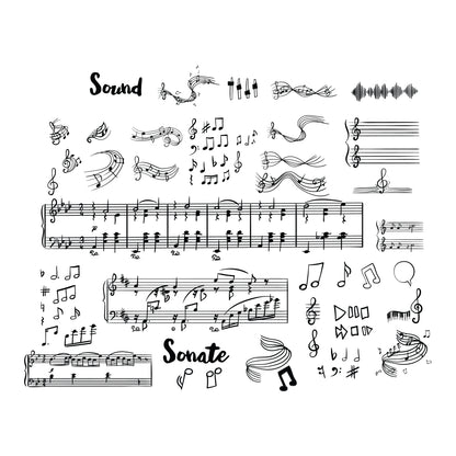 Music Shapes - Cricut File - VEKTOR KRAFT