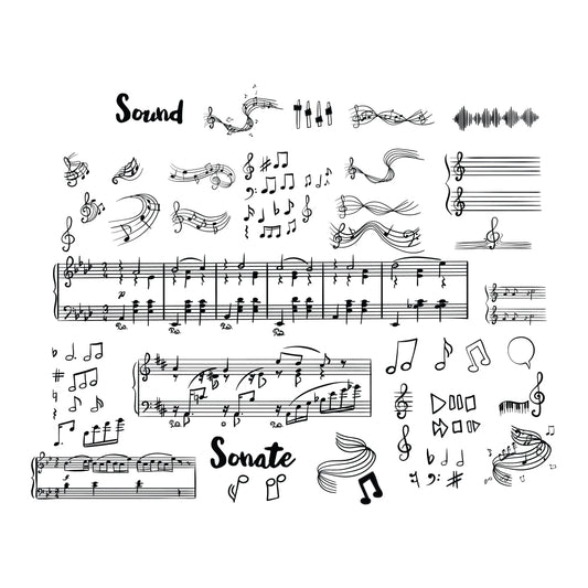 Music Shapes - Cricut File - VEKTOR KRAFT