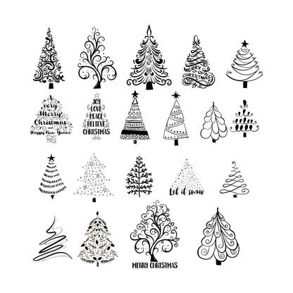 Christmas Tree 6 - Christmas Cricut File - VEKTOR KRAFT