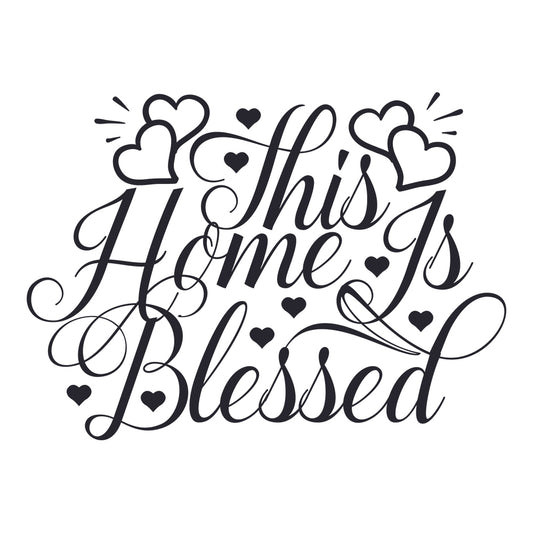 This Home Is Blessed - Cricut File - VEKTOR KRAFT