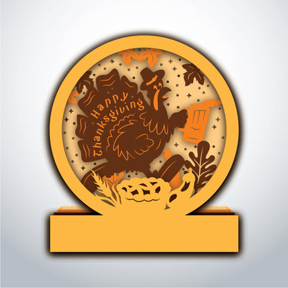 Thanksgiving – 3D Pop-Up Card SVG File for Cricut & Silhouette