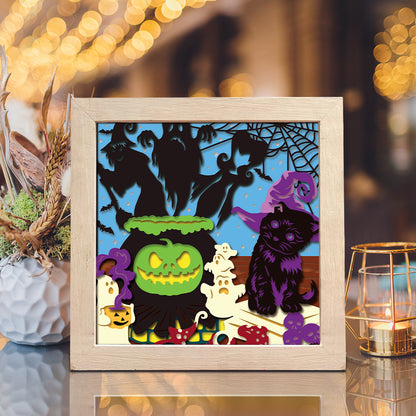 Halloween 42 – 3D Shadow Box SVG File for Cricut & Silhouette