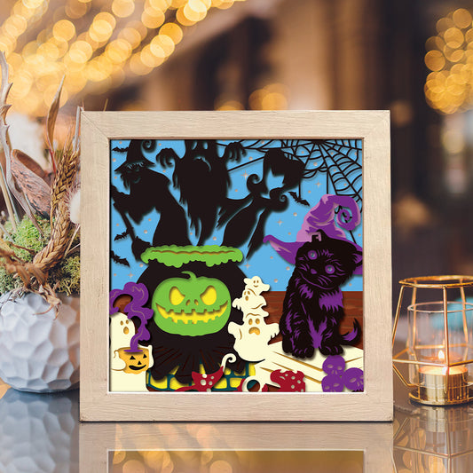 Halloween 42 – 3D Shadow Box SVG File for Cricut & Silhouette