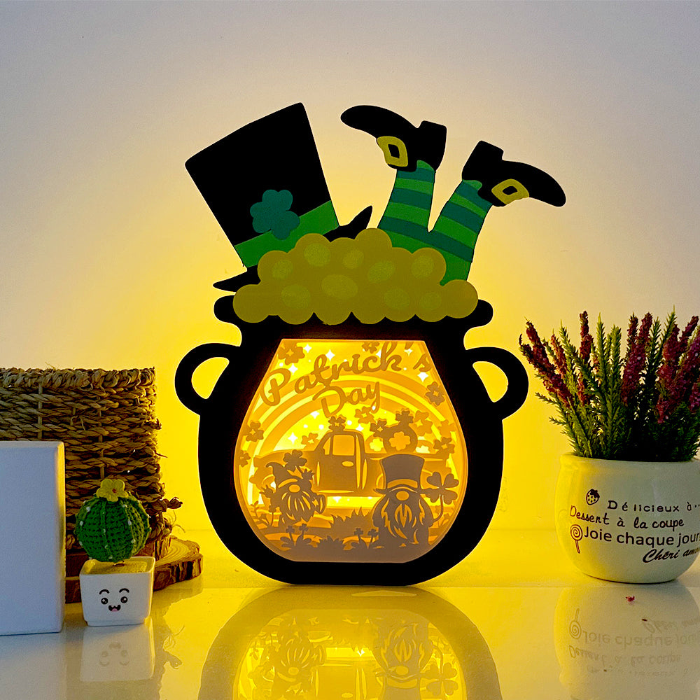 St.Patrick's Day 1 – 3D Lucky Pot Box File - Cricut File - VEKTOR KRAFT