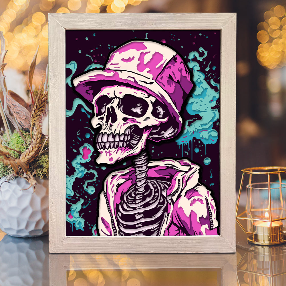 Deadman Style – 3D Shadow Box SVG File for Cricut & Silhouette