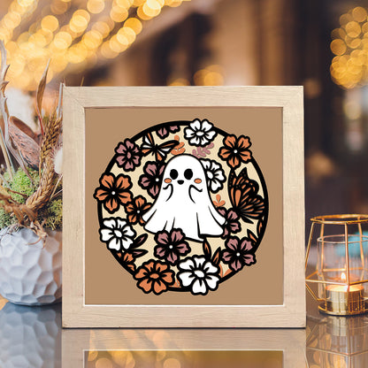 Ghost – 3D Shadow Box SVG File for Cricut & Silhouette