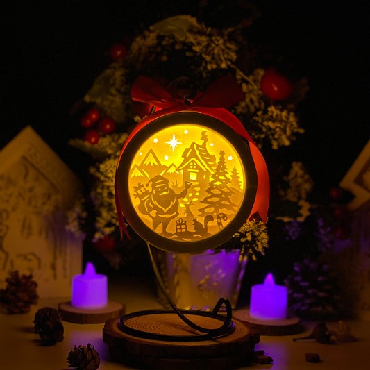 Xmas 2 - 3D Ornament Lantern File  - Cricut File  - VEKTOR KRAFT