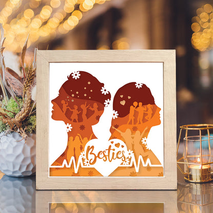 Friendship – 3D Shadow Box SVG File for Cricut & Silhouette
