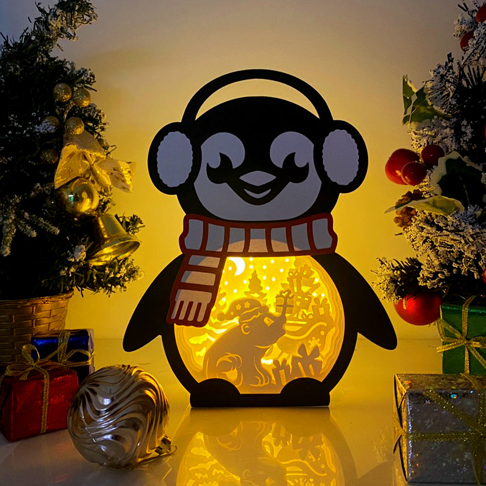 Christmas Bear – 3D Box SVG File for Cricut & Silhouette