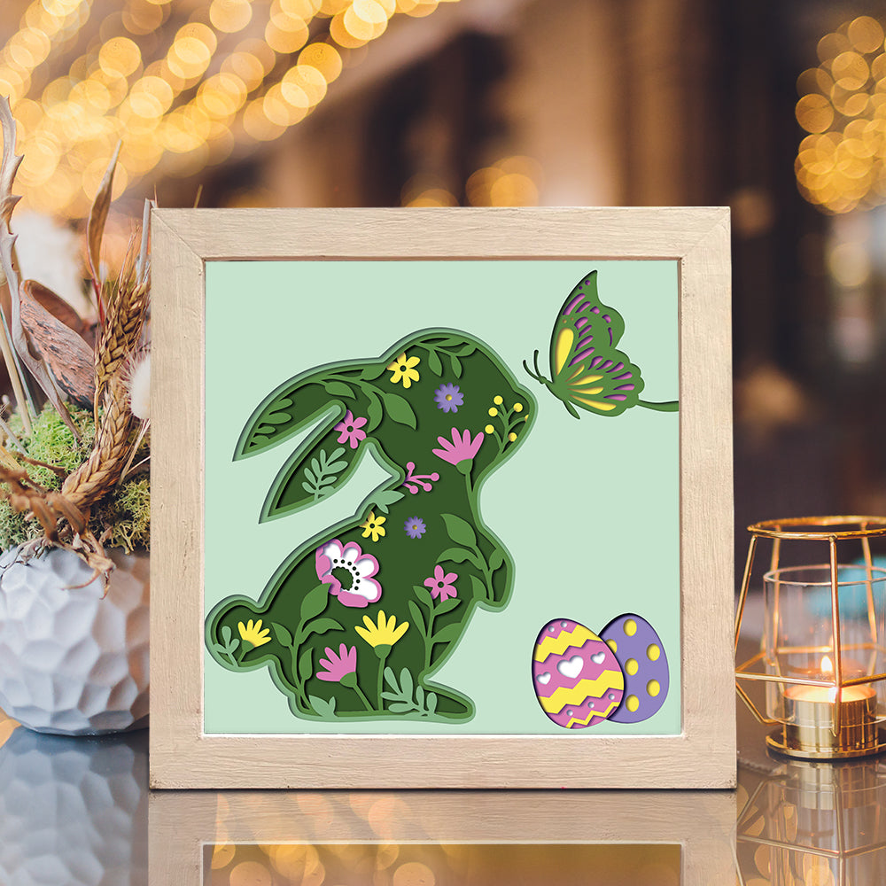 Easter 14 – 3D Shadow Box SVG File for Cricut & Silhouette