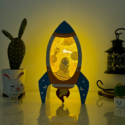 Astronaut 2 – 3D Rocket Box File - Cricut File - VEKTOR KRAFT