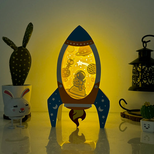 Astronaut 2 – 3D Rocket Box File - Cricut File - VEKTOR KRAFT